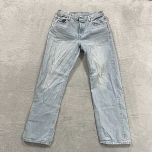 VTG‎ Levis Premium 501XX 90s Jeans Women 29x30* Light Wash Y2K VTG Big E